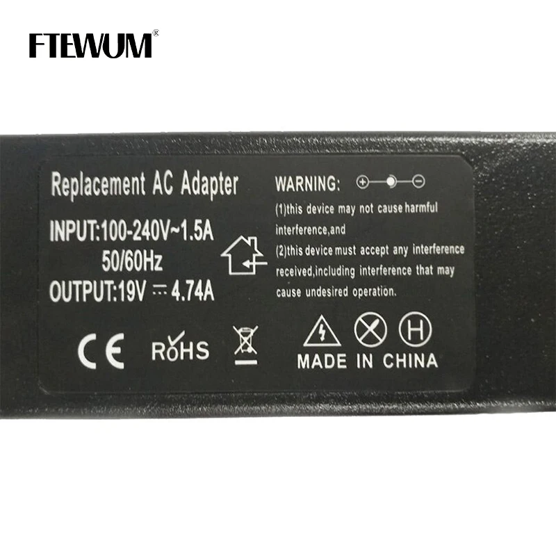 FTEWUM 19V 4.74A 90W 5.5*1.7mm zasilacz AC ładowarka do laptopa Acer Aspire 5750G 5755G 5742G 5920G 7110 9300 E1-531 E1-571G