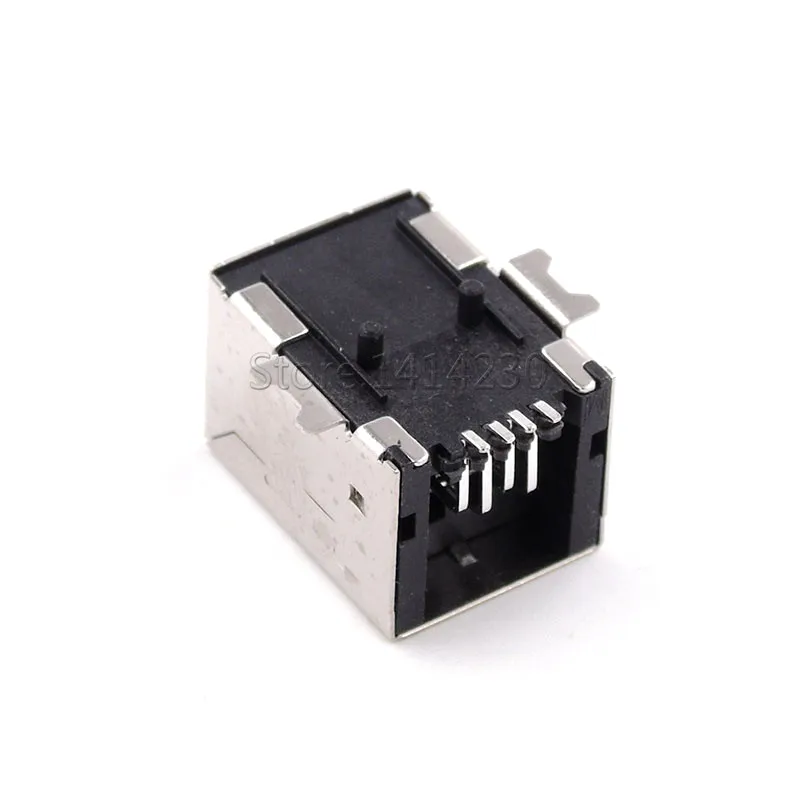 1PC Type B Female SMT 180 degree USB-B SMD USB-BF For fax communication interface