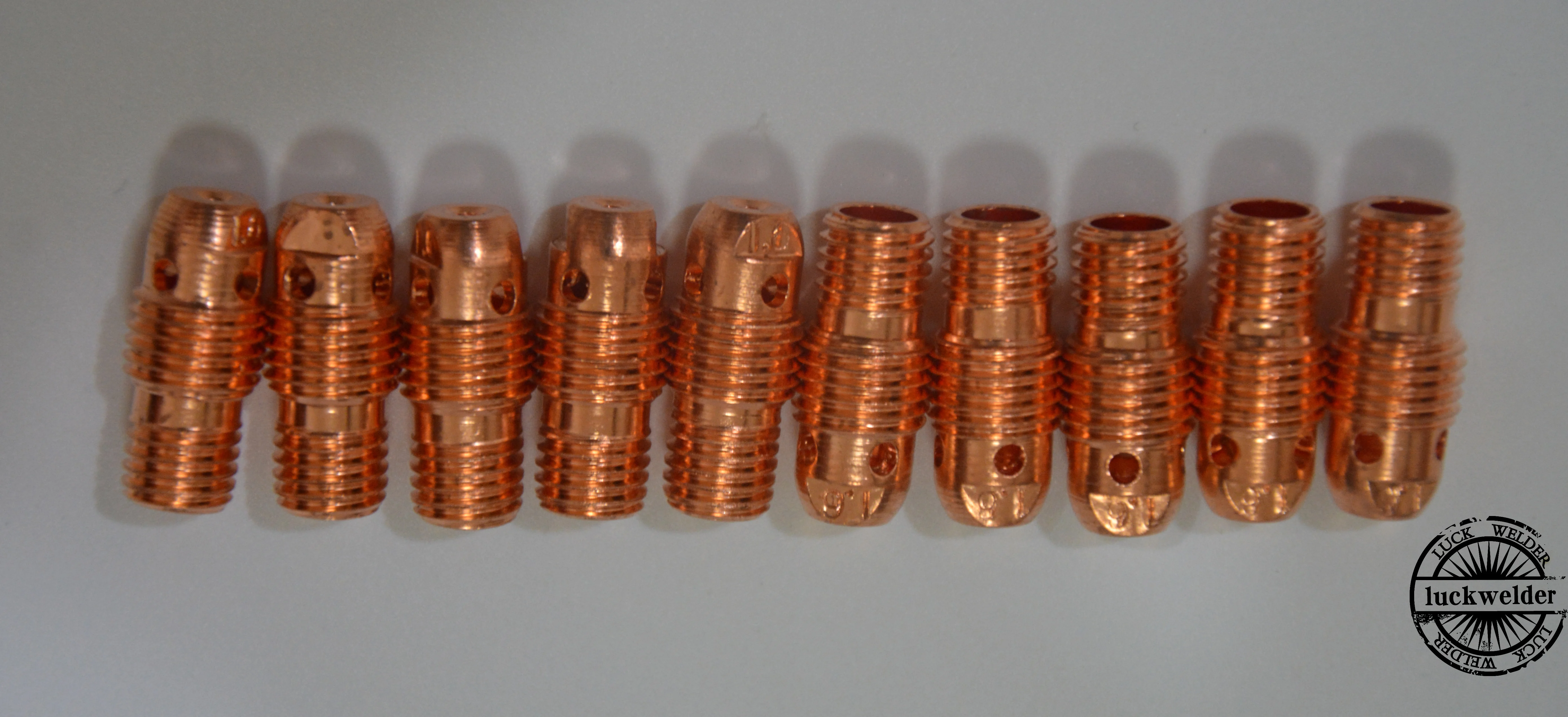 10pcs 13N27 1.6 millimetri 1/16 "Corpo Pinza Elettrodi Fit WP-9 20 TIG Torcia di Saldatura