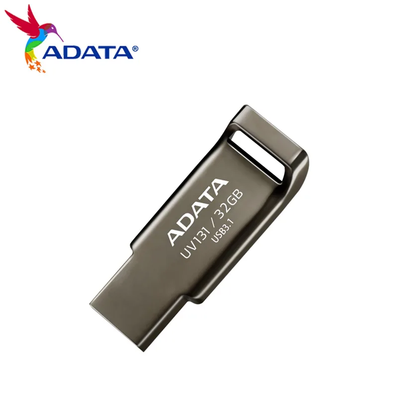 ADATA USB 3.1 Flash Disk UV131 Metal Memory Stick 64GB 32GB High Speed USB Disk Key Pendrive U Disk For PC