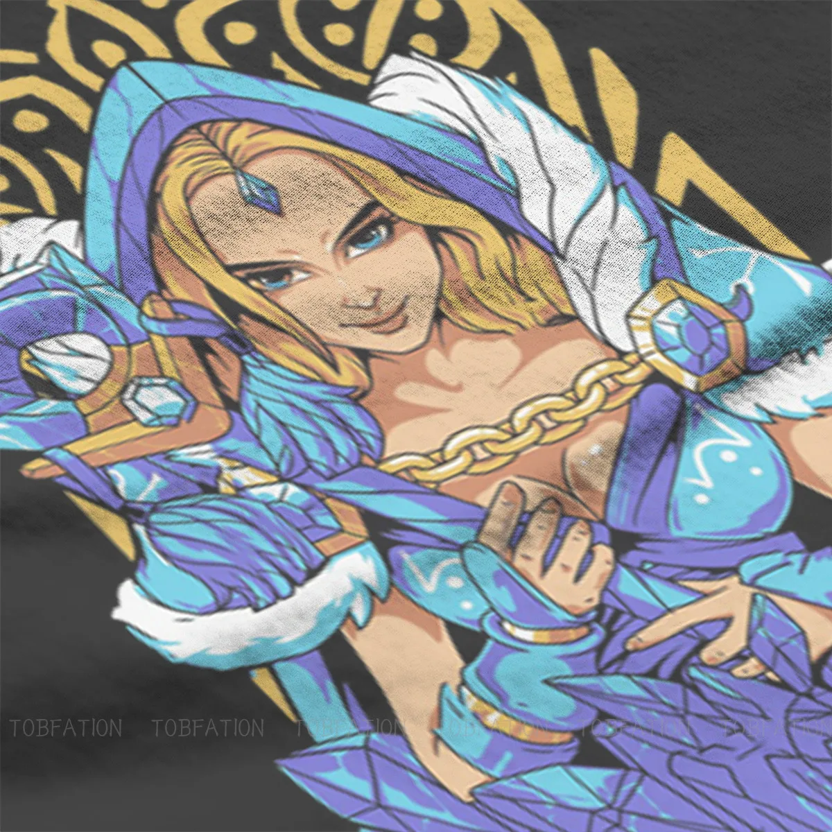 كريستال البكر عادية التي شيرت دوتا الوقت الحقيقي استراتيجية لعبة نمط بلايز مريحة تي شيرت الذكور قصيرة الأكمام فكرة هدية