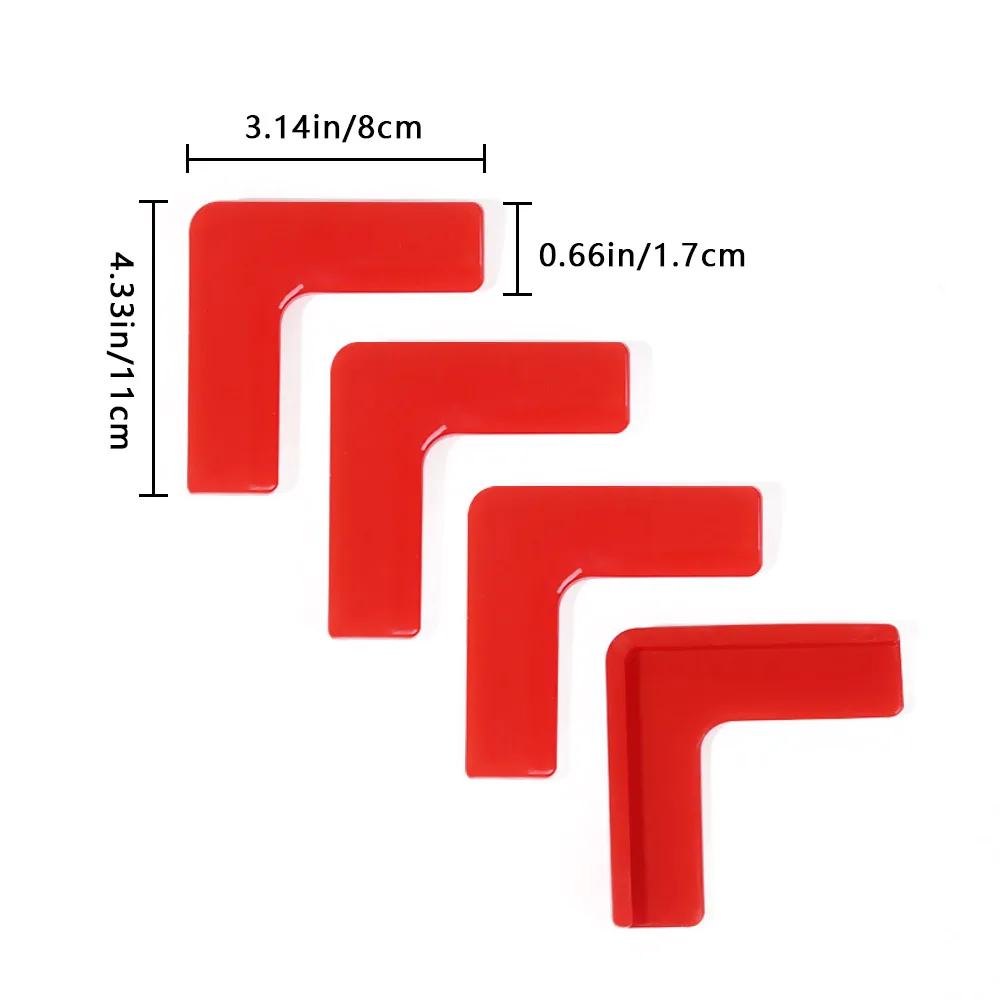 4Pcs เด็กทารกความปลอดภัยซิลิโคน Protector ฝาครอบป้องกันมุมขอบตารางโคมไฟตั้งโต๊ะเด็ก Anticollision ยามฝาครอบ