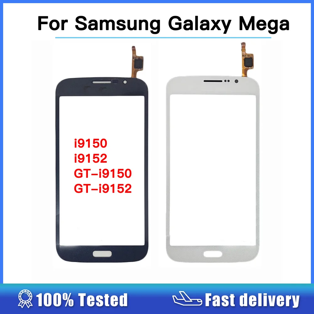 Touch Screen For Samsung Galaxy Mega i9150 I9152 GT-i9152 Touch screen Panel Digitizer Sensor LCD Display Front Glass Parts