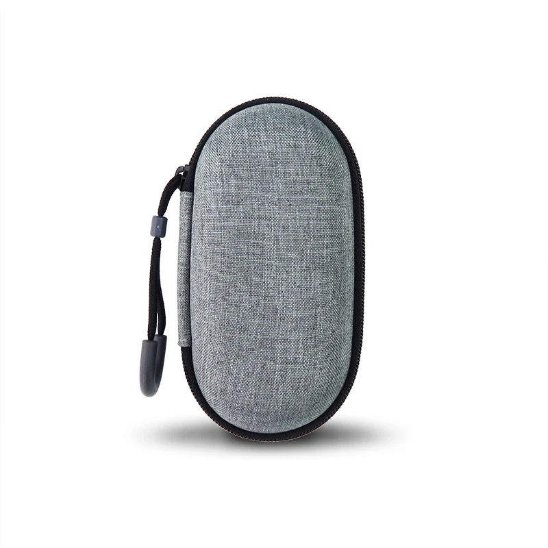 Bolsa de auriculares Portátil con Bluetooth y Cable, estuche de almacenamiento protector con cremallera, organizador de cables Usb, caja de auriculares con cuerda de mano