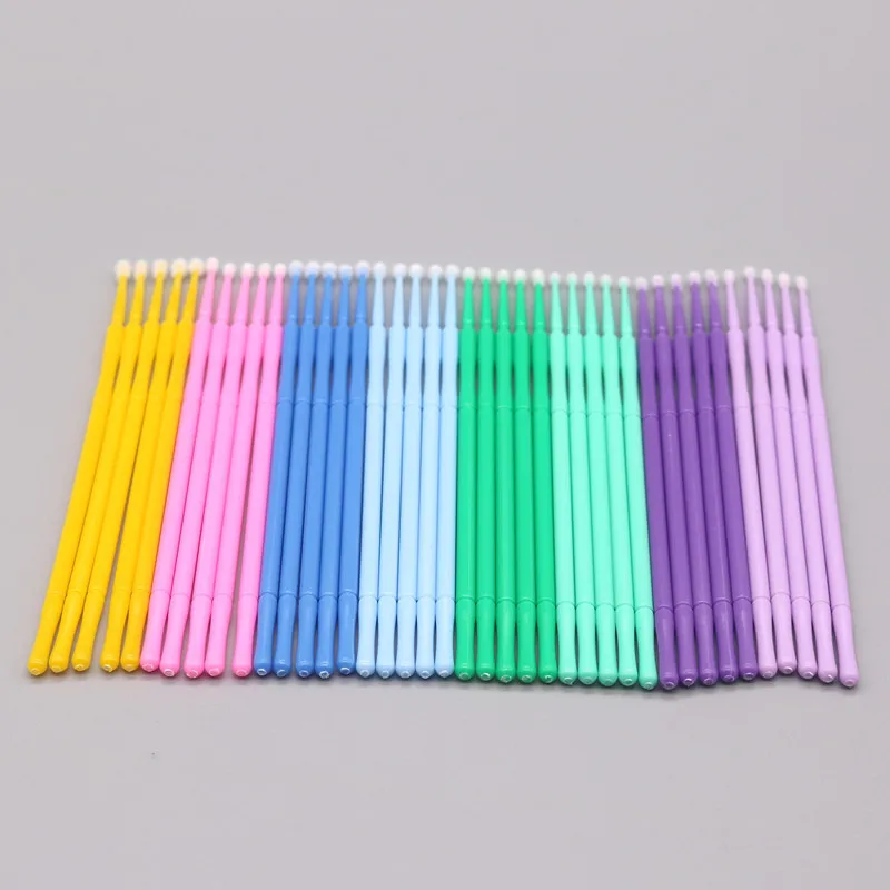 100Pcs/bag Disposable MicroBrush Eyelashes Extension Individual Lash Removing Swab Micro Brush For Eyelash Extension Tools T0038