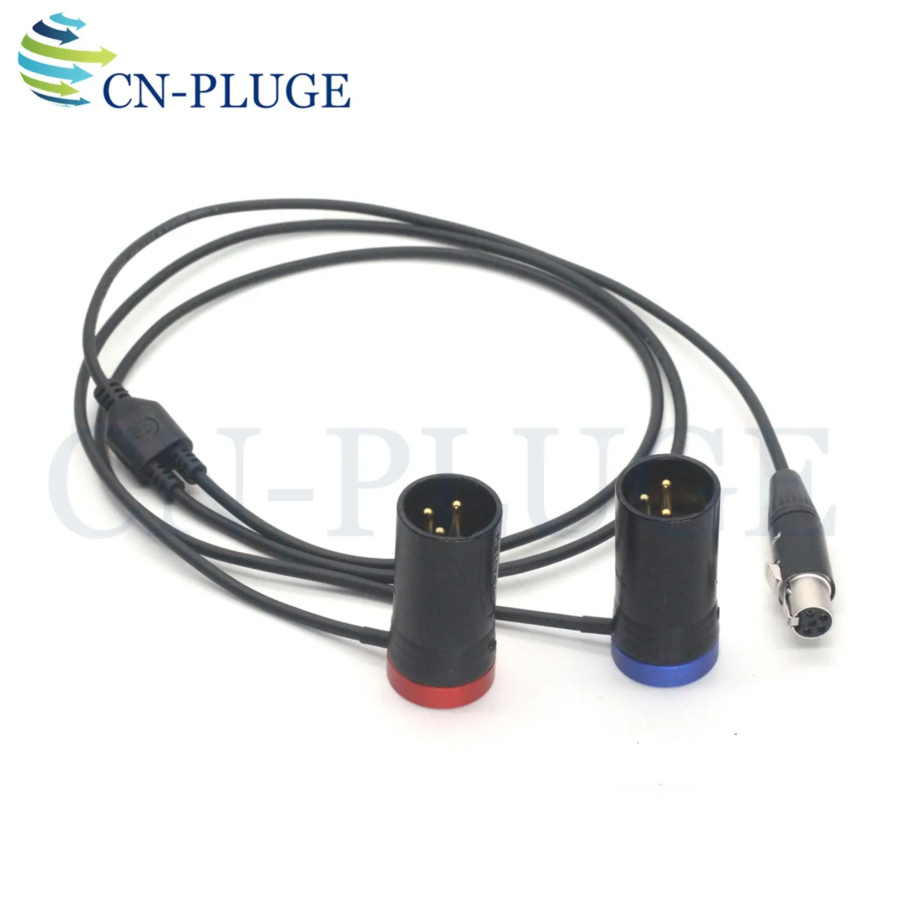 TA5F Mini XLR 3pin to 2x  XLR-3Pin Cable for Lectrosonics SRc5P/SRb5P Output Sound Devices 664, 688, Zaxcom, Zoom, Tuscam