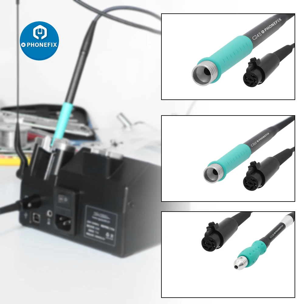 OEM T245 T210 NT115 سبيكة لحام مقبض عدة ل JBC CD-2SD / CD-2SHE محطة الدقة و i2C 2SEN /2 مسح لحام محطة