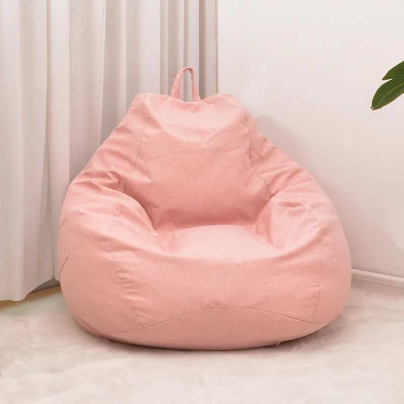 Venda grande xl 100x120 algodão beanbag sofá capa sem enchimento saco de feijão puff tatami asiento sofá tatami cadeiras capas