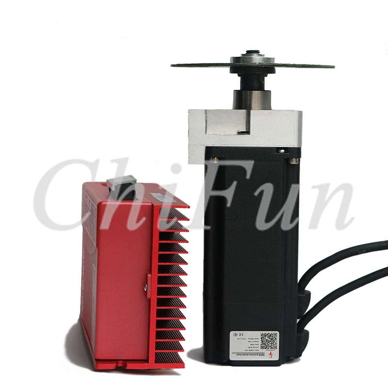 Closed-loop Brushless Spindle Motor Driver Kit 0.6KW 1.3NM Multifunctional angle grinder polishing machine motor + driver