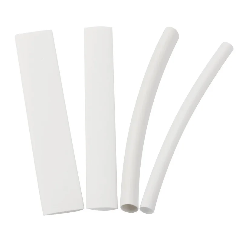 20pcs Heat Shrink Tubing Sleeve White 3/4:1 Wrap Wire For iPhone For iPad For Android For Samsung Data Line Heat shrink Tubes