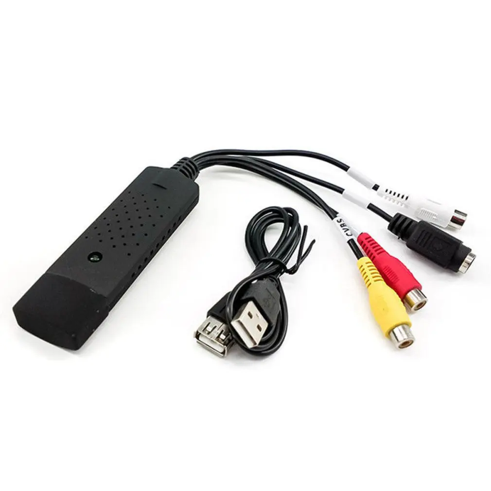 Video Audio Capture Adapter VHS to Digital File Converter VHS To DVD HDD TVCard Express USB2.0 to Video Grabber AudioAV Computer
