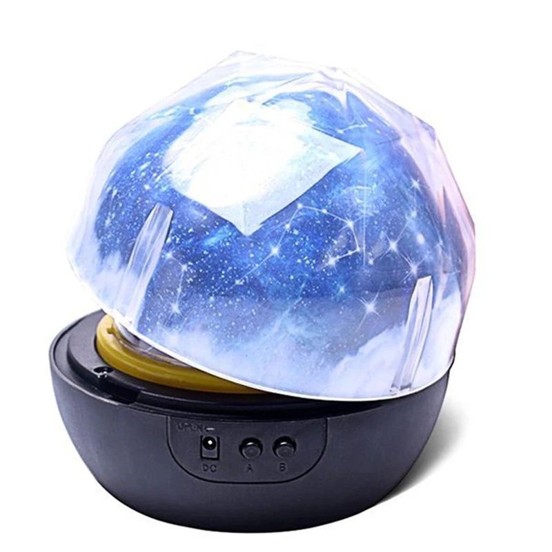 Star Night Lights for Kids Universe Cosmos Starry Sky Light LED Projector Rotating Lamp Nightlight Moon Sea World Decorative