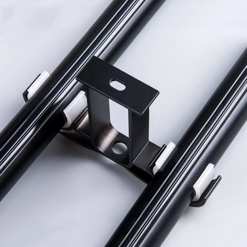 1Pc Thanh Rèm Chân Đế Cửa Sổ Phần Cứng Giá Đỡ Trang Trí Nhà Bên Đầu Gắn Dễ Dàng Lắp Đặt