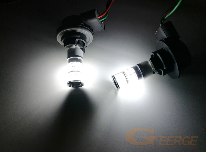 For Jeep Grand Cherokee 2011 2012 2013 2014 2015 HID Headlight Ultra Bright White Reflector 3157 LED Bulbs Daytime Light DRL
