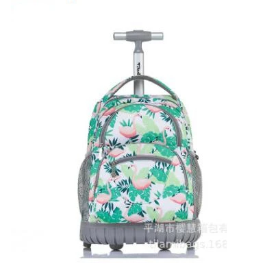 school bag wheels School Rolling backpack Bags kids travel trolley backpack 16 inch Children school wheeled backpack for girl