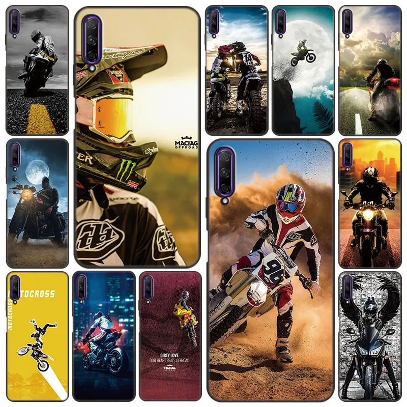 Moto Cross Motorcycle Sports  Phone Case For Huawei Y9A Y7A Y9S Y8S Y6S Y5P Y6P Y7P Y8P Y5 Lite Y6 Y7 2018 Y9 Prime 2019 Cover