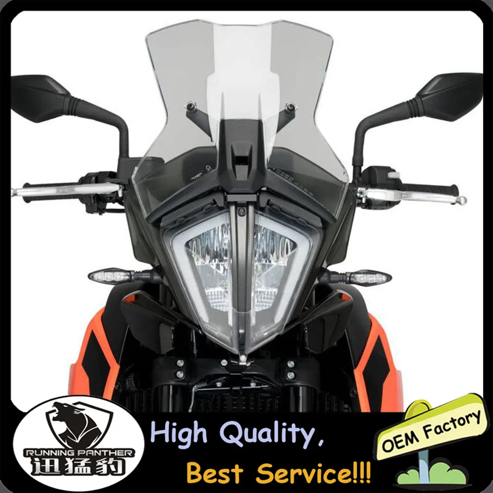 

FOR 790 ADV Adventure R / S bracket Motorcycle Headlight Guard protection Cover Grill Windshield Handguard 790adv 2019 2020 2021