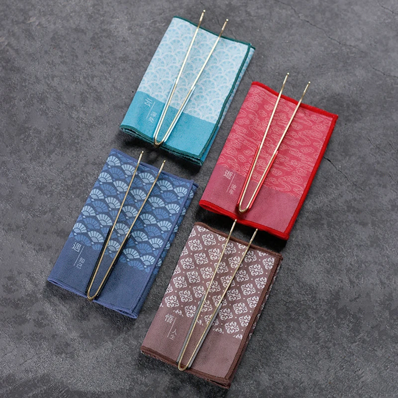 Baumwolle Geschirrtuch Starke Absorbieren Kung Fu Tee-Set Zubehör Verdickt Tisch Reinigung Tuch Wildleder Tee Tuch Haushalt Handtuch – Detail 4