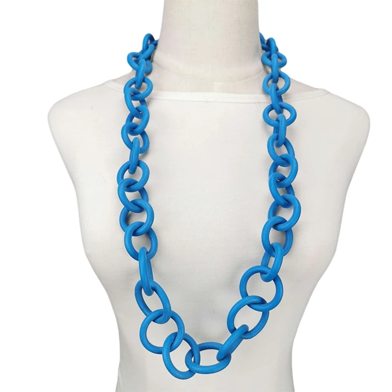 UKEBAY New Handmade Choker Necklaces For Women Rubber Necklace Punk Style Designer Luxury Jewelry Geometric Statement Necklaces