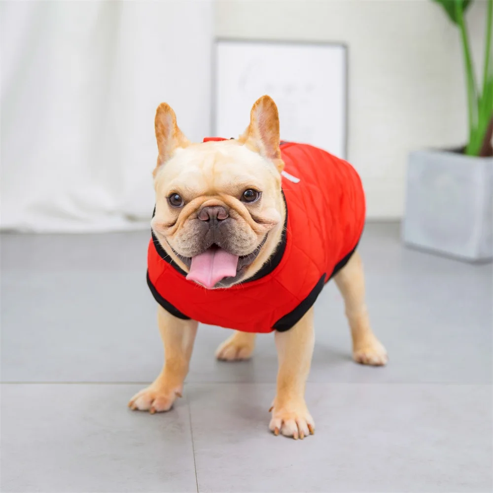 Warm Fleece Jacket for Dogs and Cats, Puppy Clothes, Bulldog Coat, Pug Costume, Poodle Jacket, Pet Vest for Dogs, Winter