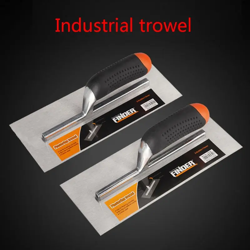 Durable Carbon Steel Concrete Acabamento Float Trowel para Casa, Room Decoration Kit, Ferramentas de canteiro de obras, 280x 115mm
