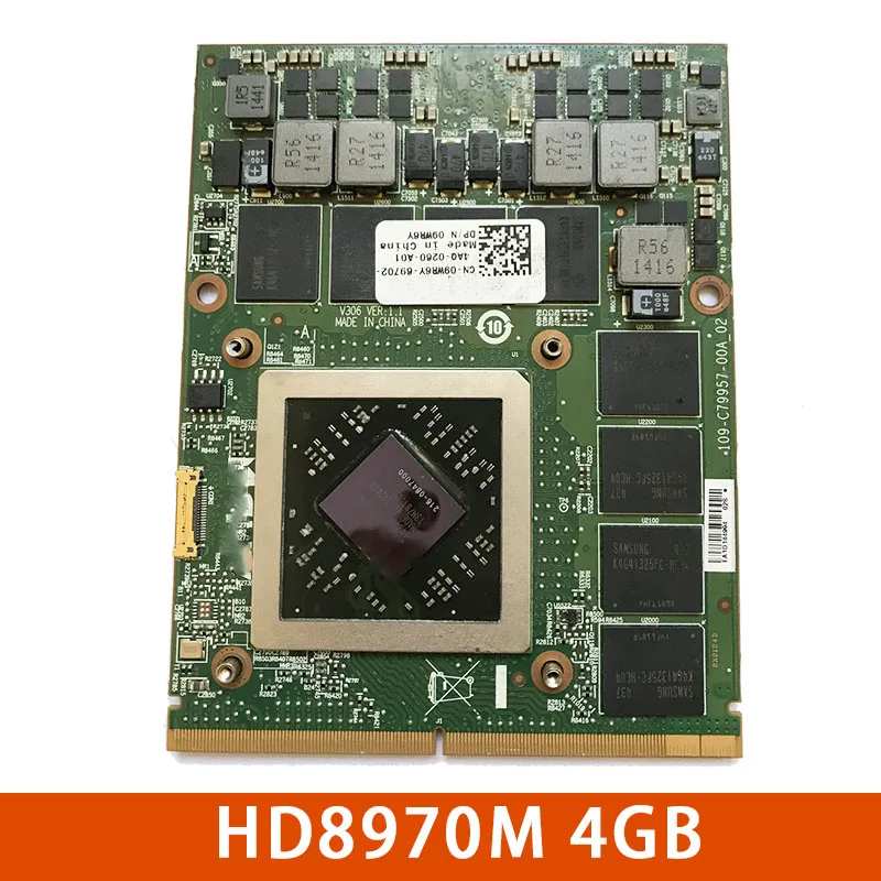 

Original R9 M290X HD8970 HD8970M 4GB Video Graphics VGA Card 216-0847000 For Dell Alienware M17X M18X HP 8770W 8760W