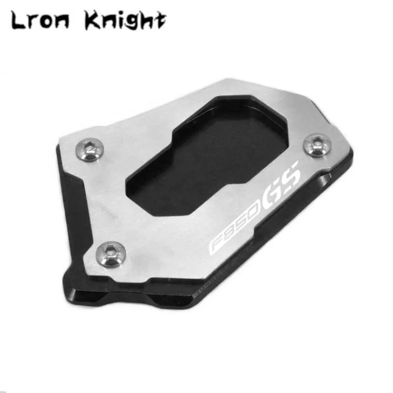 For BMW F850GS F850 GS F 850GS 2018-2023 Motorcycle CNC Side Stand Pad Enlargement Plate Kickstand Extension Pad With logo