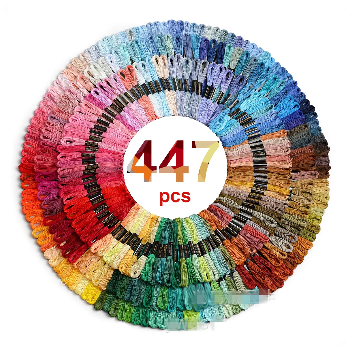 

447 pieces DMCDMC Cross stitch threads all different color embroidery thread Skeins Craft Dofferent Gradient Color Thread 8 M