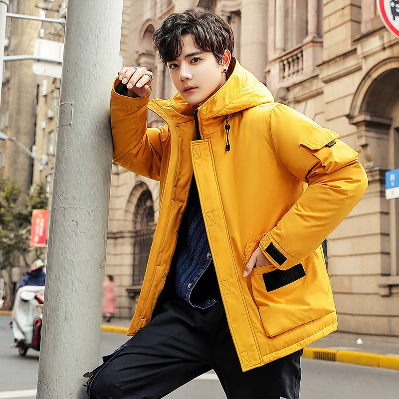 White Duck Down Jacket Men Korean Winter Coat Men Puffer Jacket Men Down Coat Warm Parka Abrigo LWKS-ZC YY1471