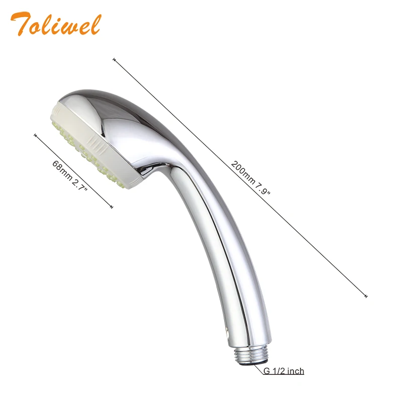 Air-Turbo Water Saving Round Bathroom Hand Shower Mixer Handheld Shower Head Spray