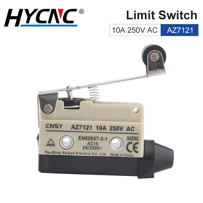 Micro-Motion Limit Switch AZ7121 Long Hinge Rod Closed Basic Limit Switch Normal Normally Open Travel Switch