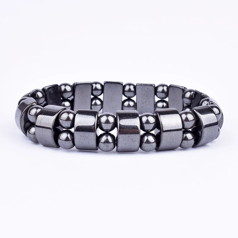 Magnetische Therapie Gezondheidszorg Gewichtsverlies Effectieve Black Stone Armbanden Afslanken Stimuleren Acupunten Artritis Pijn