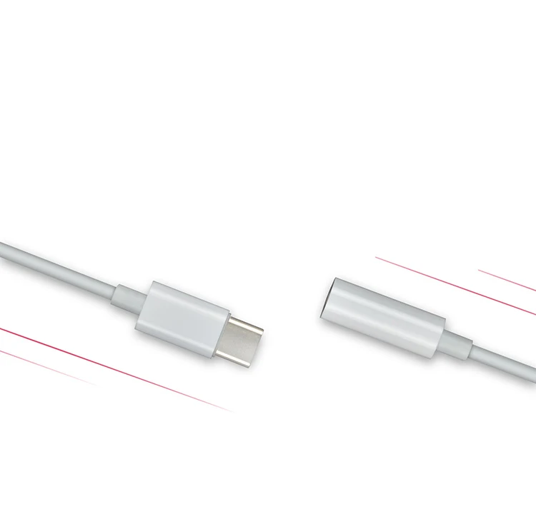 محول سماعة رأس USB من النوع C إلى 3.5 مللي متر ، محول صوت لـ Xiaomi Mi 6 8 9 se Mix 3 2s Note 3 black shark A2 6X #2