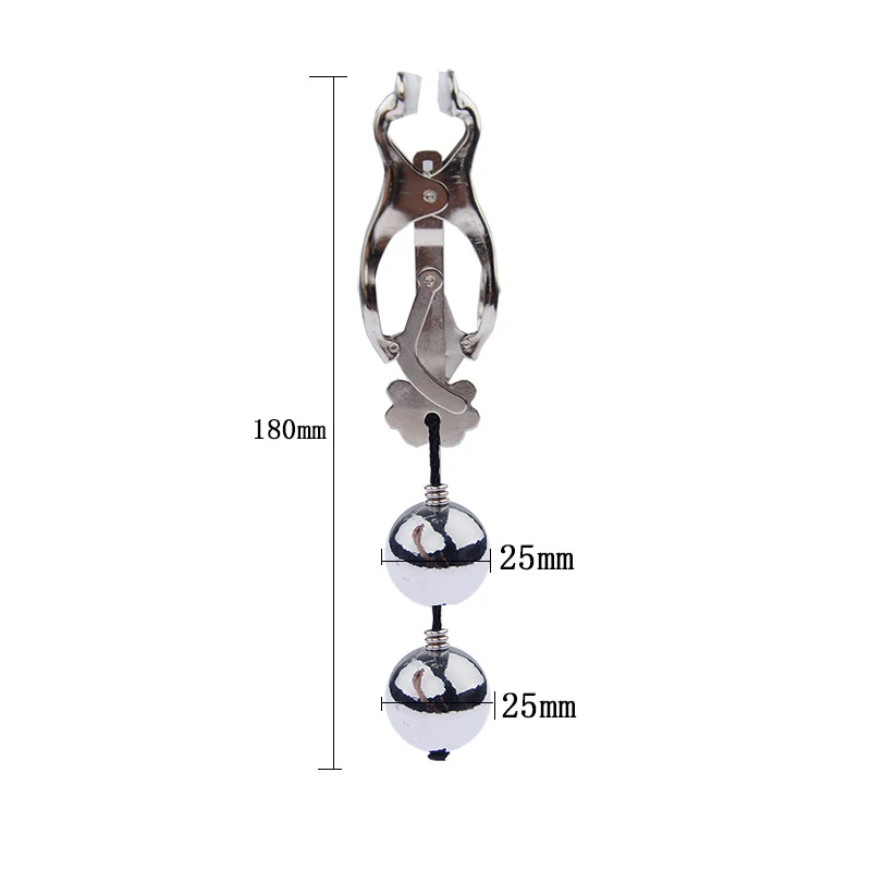 Metal Weight Ball Nipple Clamps Sex Breast Clamp Clips Sex Toys Nipples Clips Adult Games For Couples Flirt Toys Nipple Clips 18