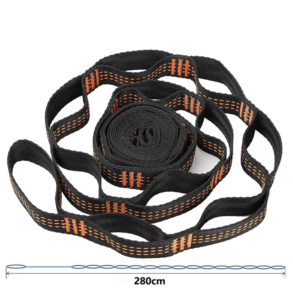 Super Strong Hammock Strap Hanging Hammock Belt Hamaca Hamak for Camping,Traveling,Portable Hanging Tree Rope Free shipping