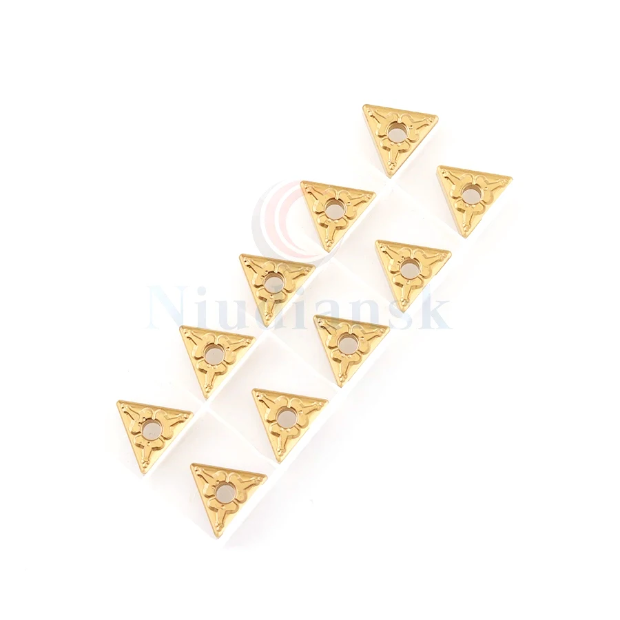 10 pz di alta qualità TNMG160404-TM T9125 TNMG160408-TM T9125 tornio CNC inserto in metallo duro utensile per tornitura esterna inserti resistenti all'usura