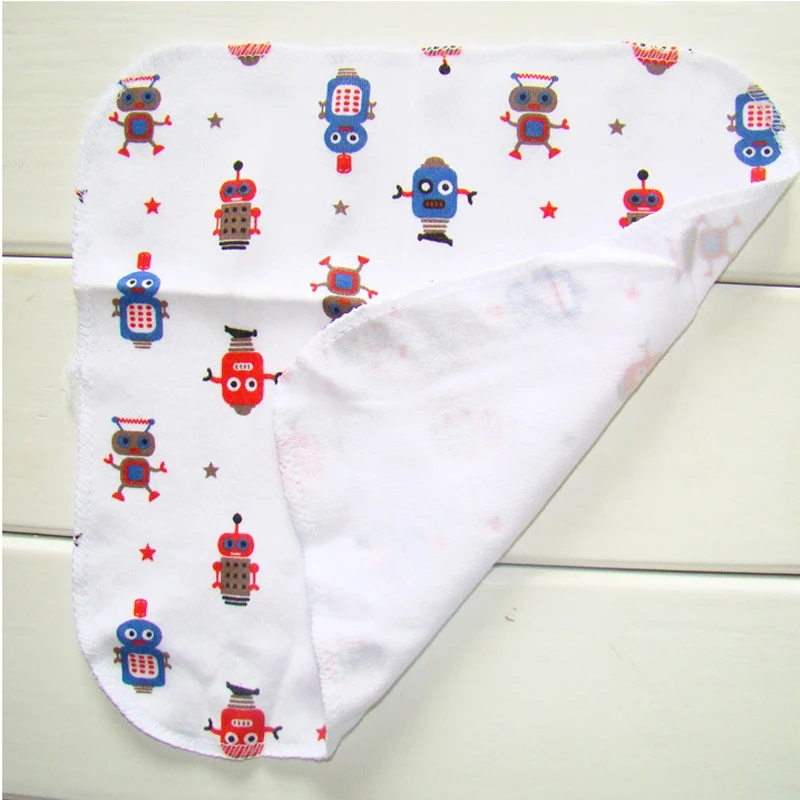 8pcs/pack Boys Girls Washcloth Cloth Wipes Nursing Wipe Sweat Small Hand Towel Handkerchief Cotton Handkerchiefs for Children