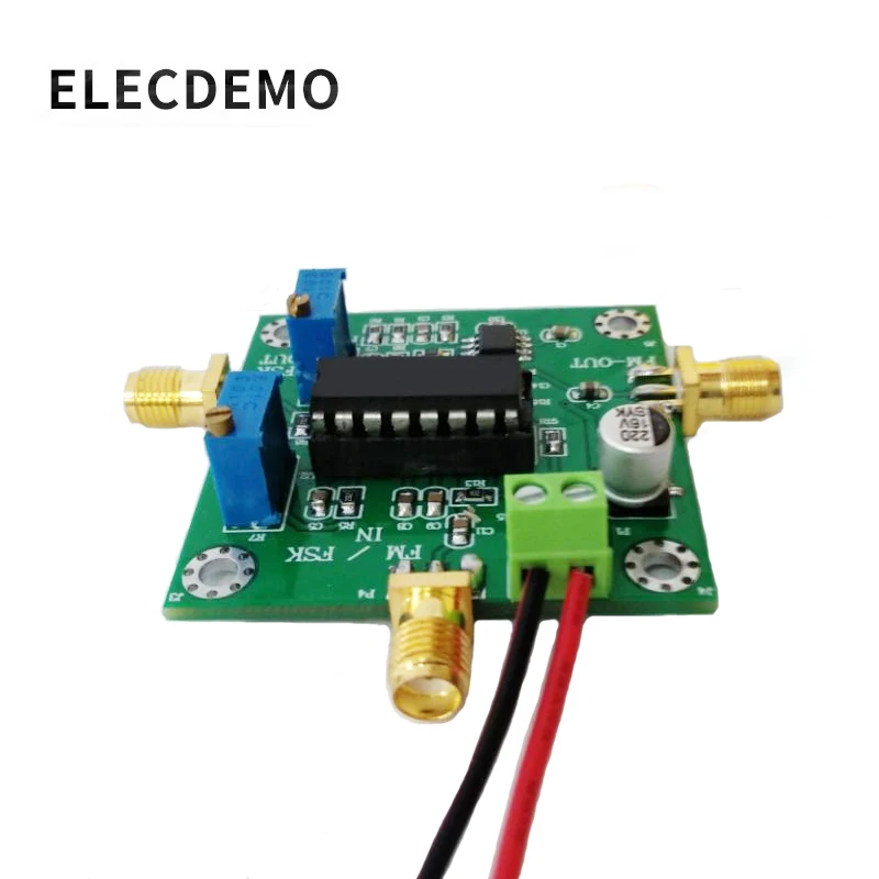 FM Demodulator Modul FSK Demodulator Modul FM Menerima Pusat Frekuensi 10-90MHz Loop Gain Adjustable Demodulator Output