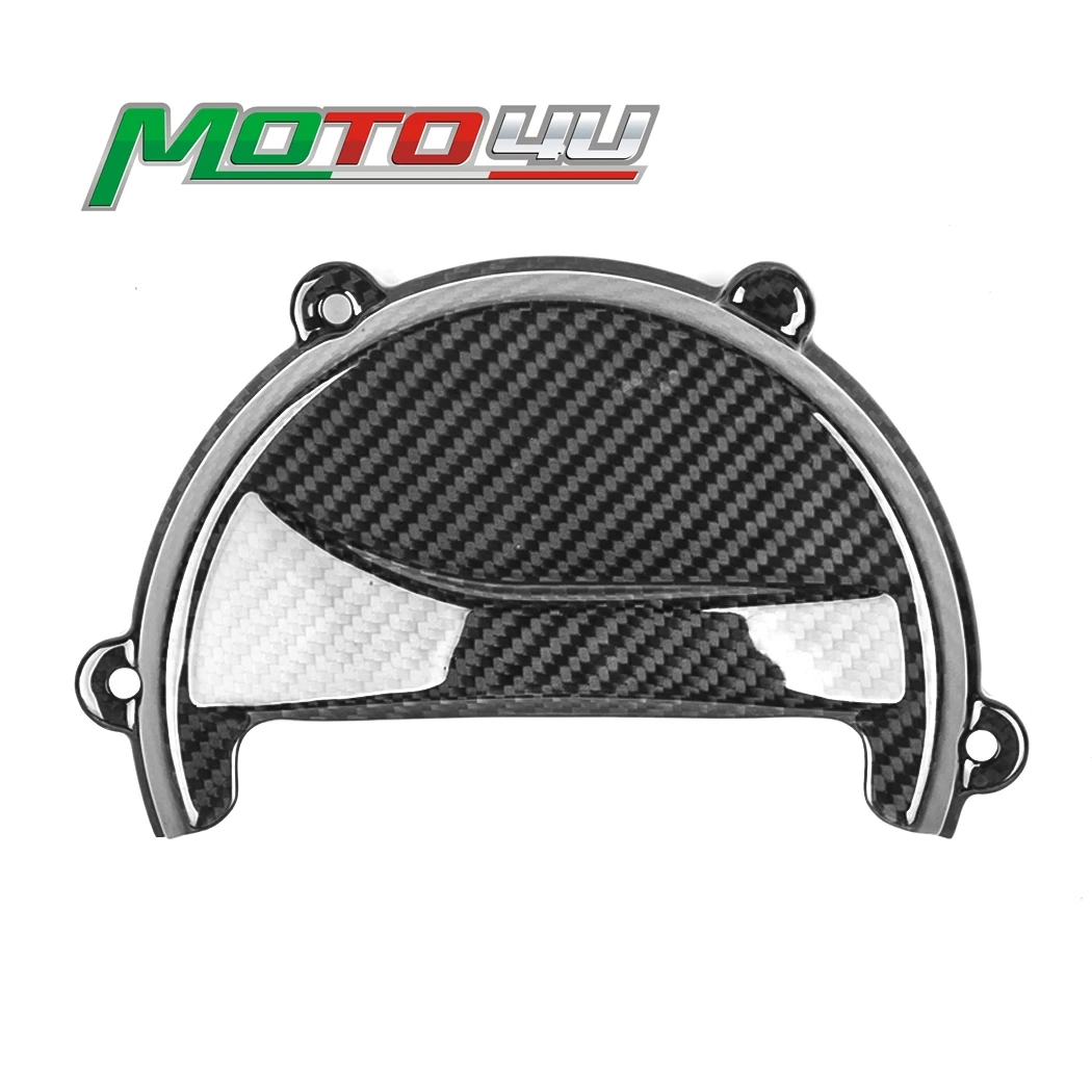 Full Carbon Fiber Engine Cover Protection Twill Weave Motorcycle Parts For Ducati Panigale V4 2018 2019 2020 2018+