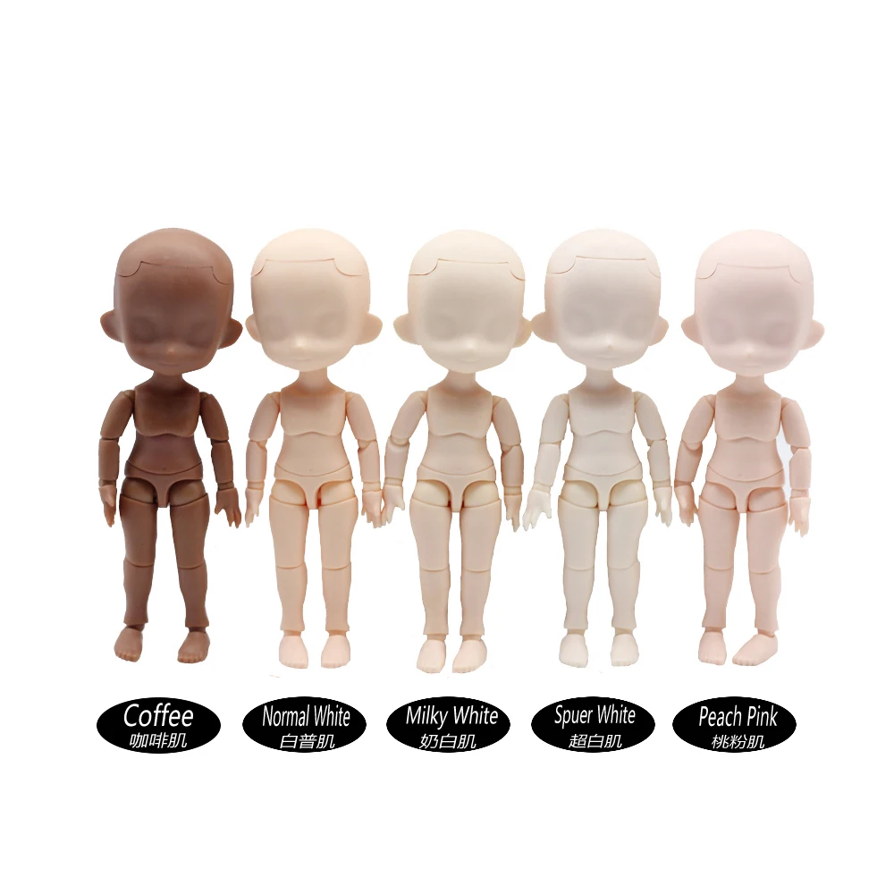 Obitsu11 1/12bjd Dod Naakt Baby Poppen Beweegbare Jointed 11Cm Ob11 Poppen Voor Bjd Gsc Body Poppen Speelgoed hand Set