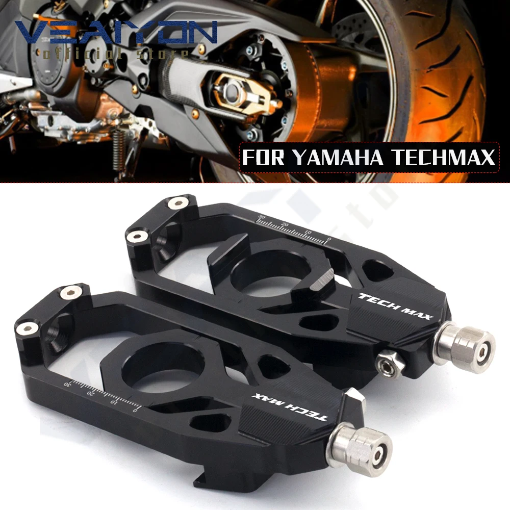 Motorcycle Accessories For YAMAHA TMAX 560 TECH MAX TECH MAX 2020 2021 2022 CNC Rear Axle Chain Adjuster Tensioner Catena Spool