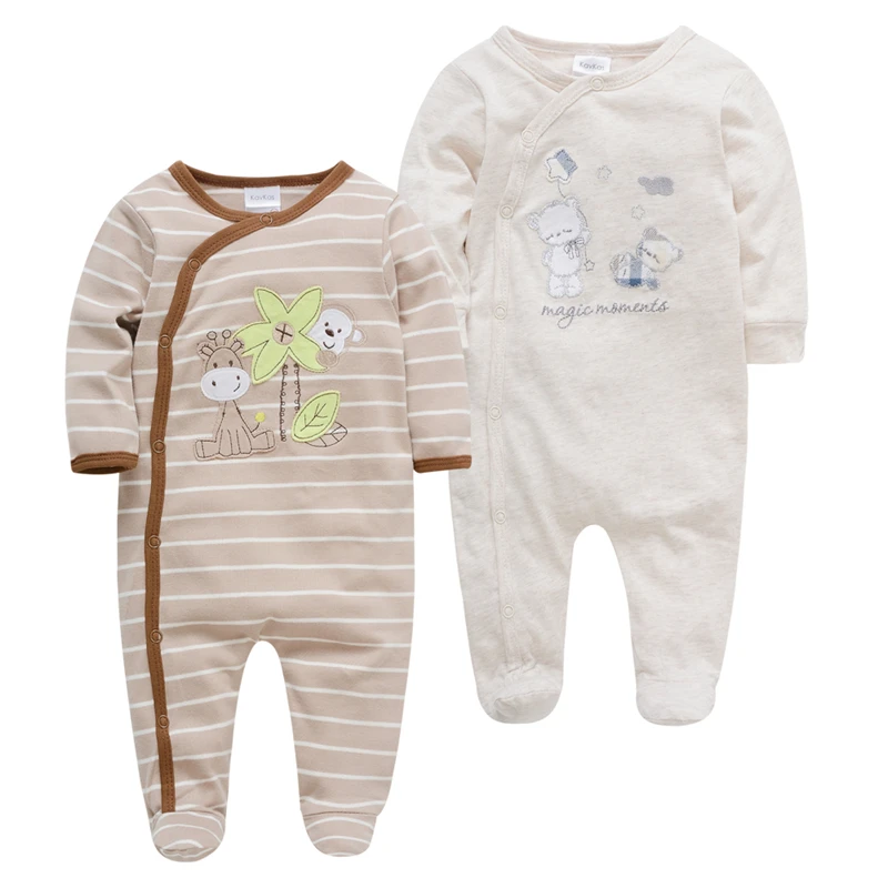 

Kavkas 2 pcs/set Baby Rompers Spring Baby Boy Clothes New Born Boy Clothes Baby Girl Clothing Set Roupas Bebe Infant Jumpsuits