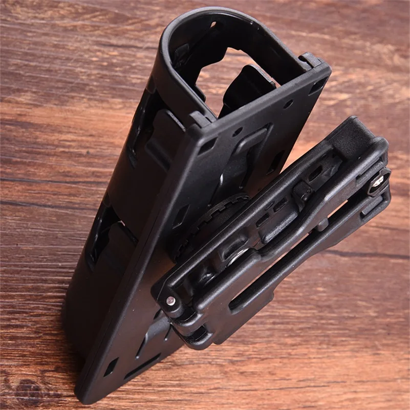 Imagem -03 - Retrátil Baton Case com Rotação de 360 Graus Coldre Extensível Edc Self Defense Outdoor Survival Tool 2.52.9cm