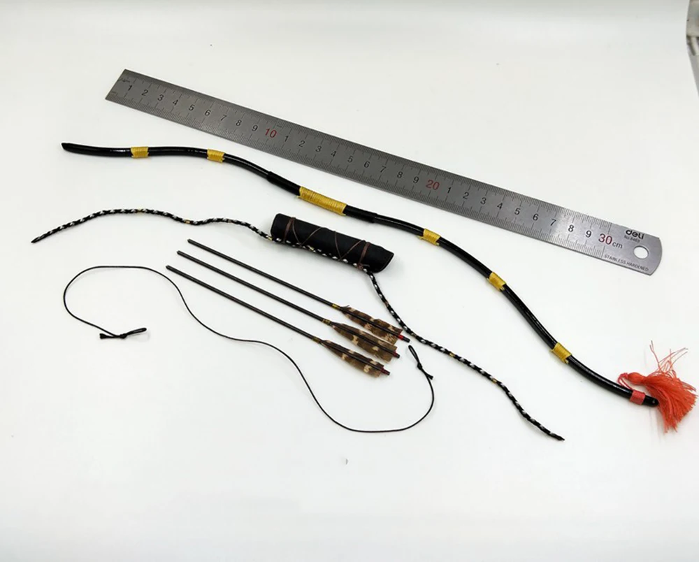 

In Stock 1/6 IQO Model 91006 Ghost of War Old Japanese Warrior General Battle Arrow Bow Model Can Suit Doll Scene Component