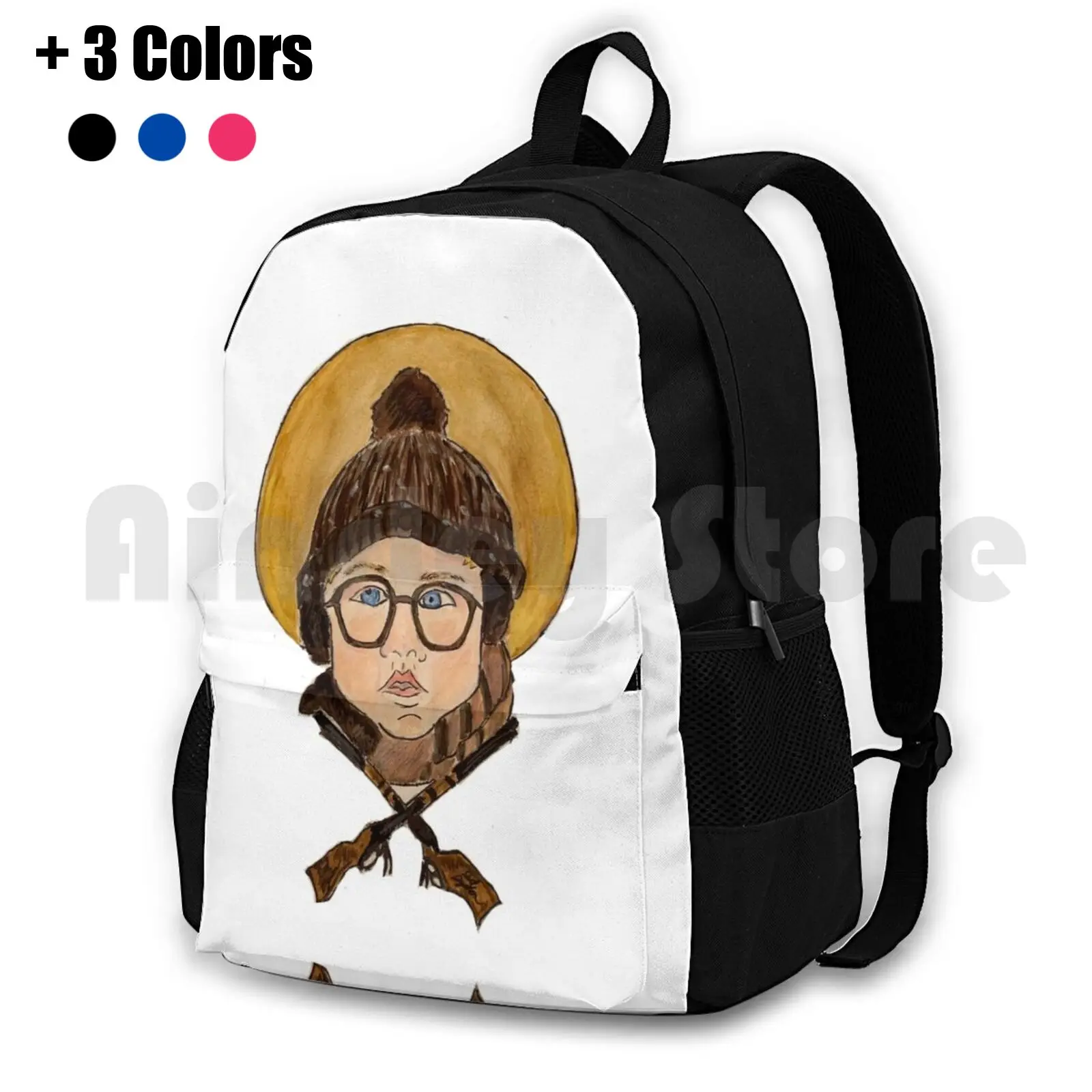 Ralphie Outdoor Hiking Backpack Waterproof Camping Travel Ralphie Christmas A Christmas Story Movies Cinephile Film Christmas