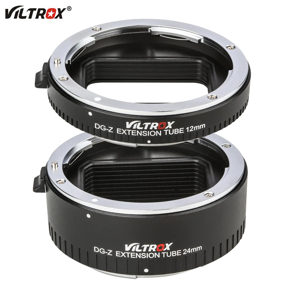 

Viltrox DG-Z 12mm+24mm AF Macro Extension Tube Auto Focus Adapter Ring for Nikon Z Mount Camera Lens Z5 Z6II Z7 Z50 Z7II