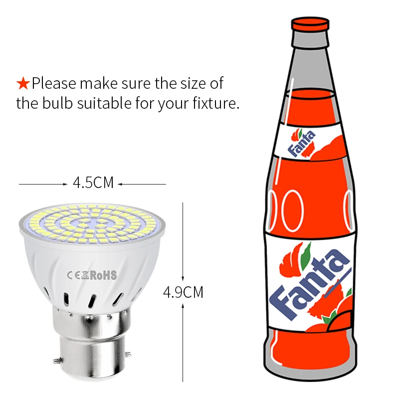 6PCS GU10 LED lampada E27 lampadina faretto 3W 5W 7W Lampara E14 220V GU 10 Bombillas Led MR16 gu5.3 Spot Light B22 decorazione Ampoul