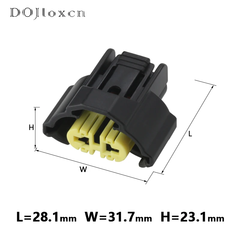 1/5/10/20/50 Sets 2 Pin Housing H11 Bulb For Fog Light Electrical Auto Automobile Waterproof Harness Black Wiring Plug