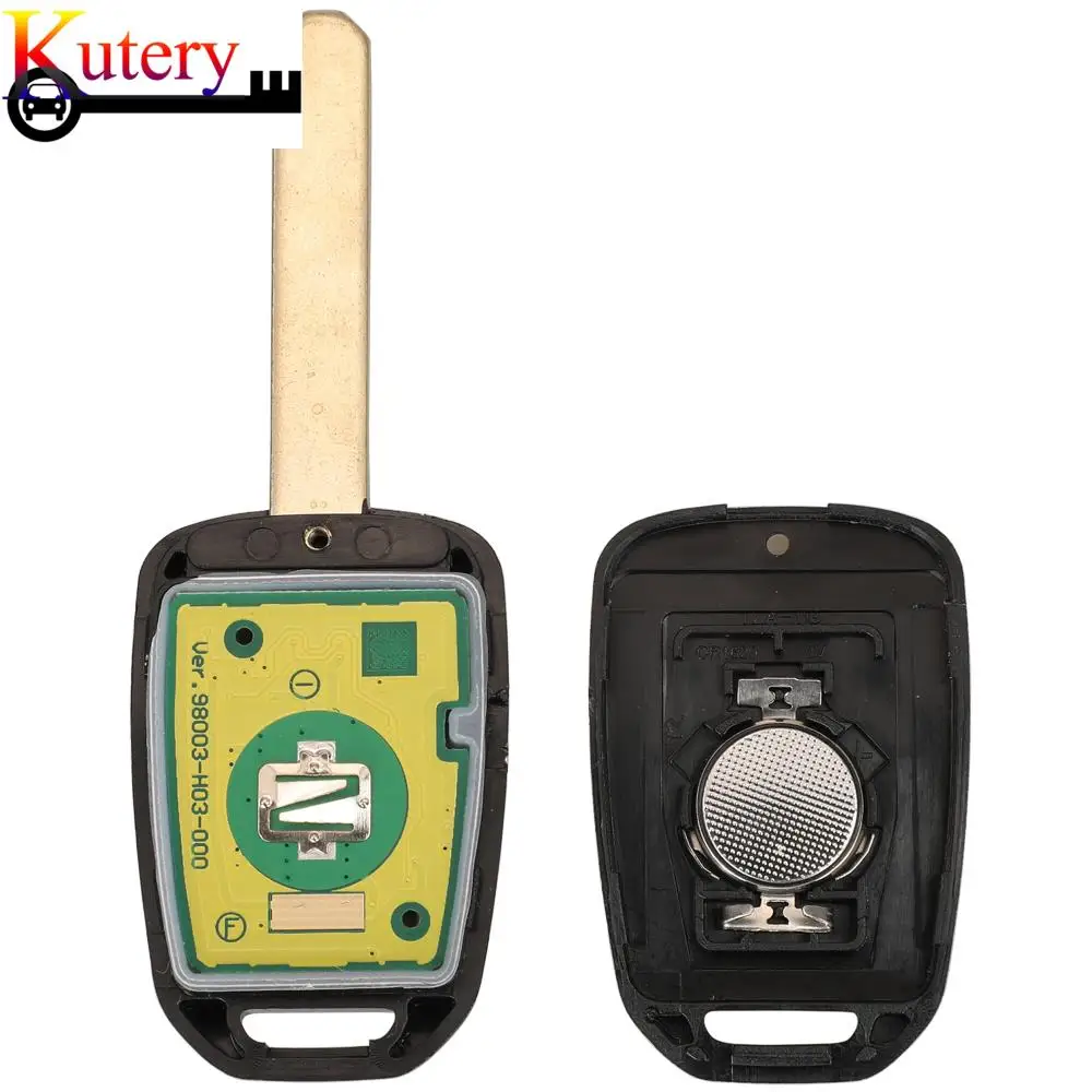 jingyuqin MLBHL1K6-1TA Remote Smart Car Key For Honda Accord Civic City Fit CRV HRV Jazz Vezel 4Buttons 434Mhz ID47 Chip