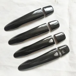 for nissan kicks p15 2018 2020 2021 2022 2023 accessories door handle cover trim handles covers plastic Imitation carbon fiber
